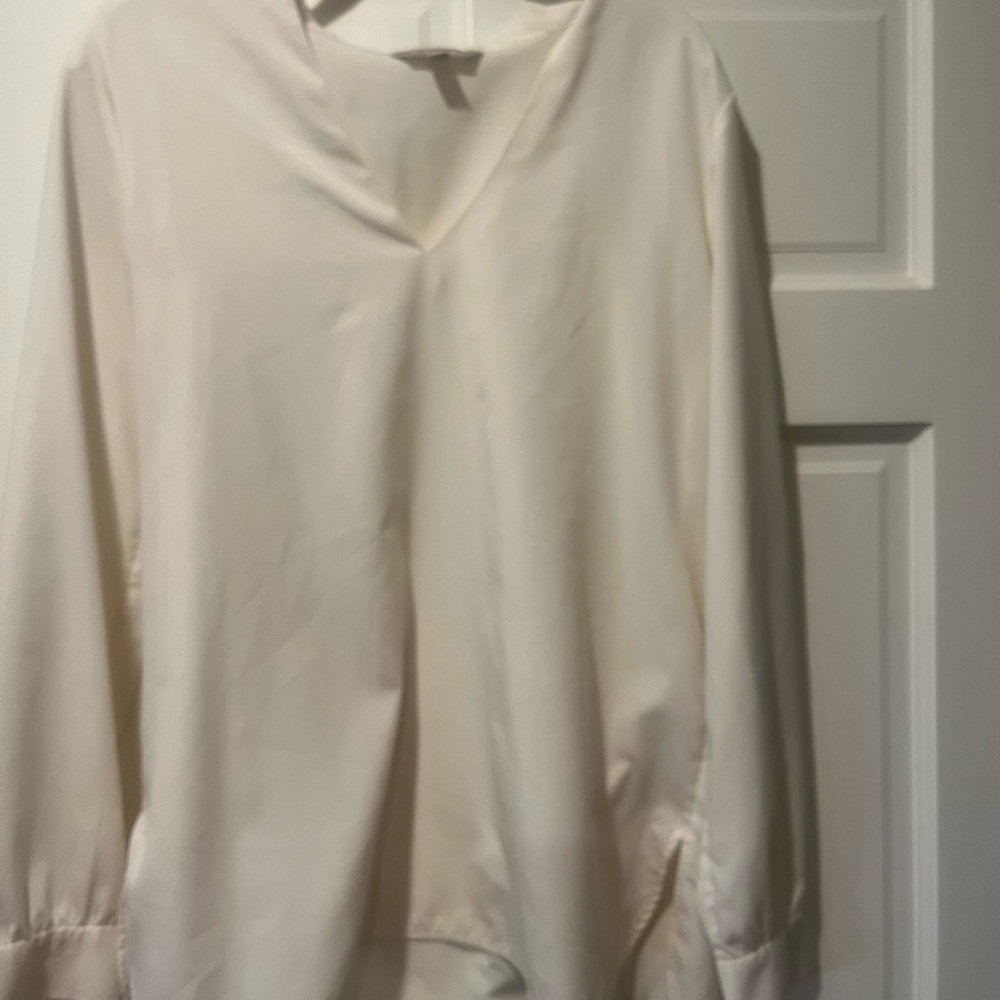Banana Republic, size medium, off-white blouse